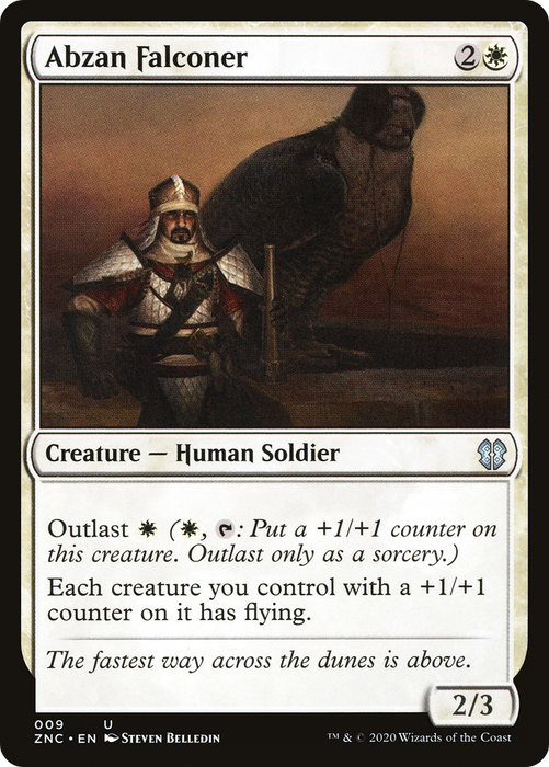 Abzan Falconer (ZNC-009) - uncommon