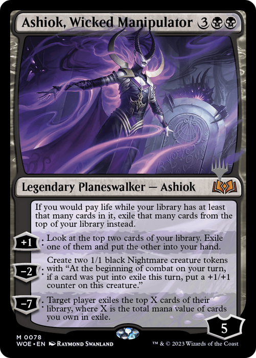 Ashiok, Wicked Manipulator (PPWOE-78P) - mythic - Foil