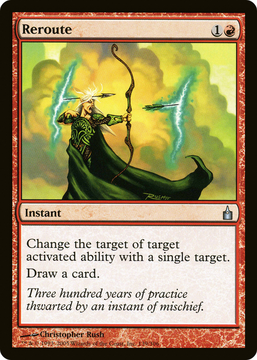 Reroute (RAV-139) - uncommon - Foil