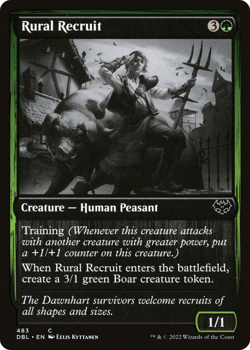 Rural Recruit (DBL-483) - common - Foil