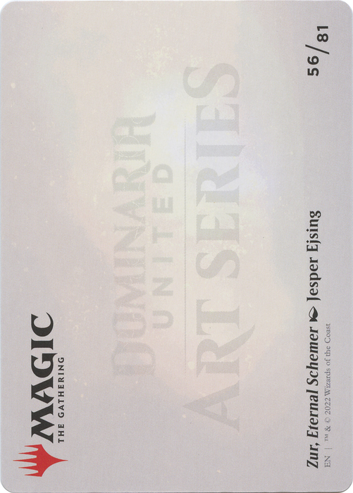 Zur, Eternal Schemer // Zur, Eternal Schemer (ADMU-056) - common (Borderless)