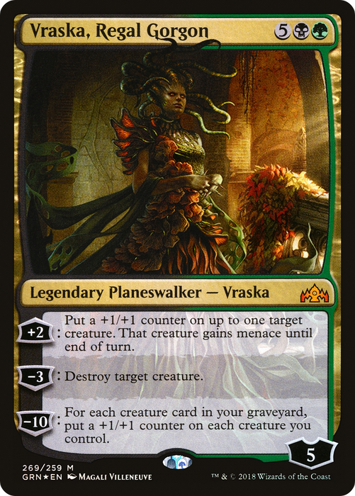 Vraska, Regal Gorgon (GRN-269) - mythic - Foil