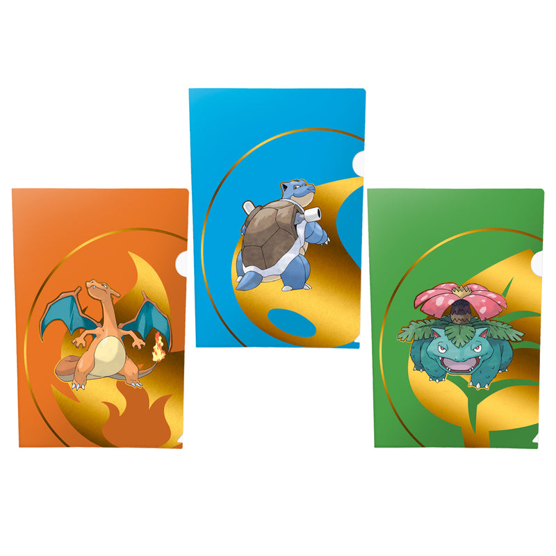Ultra PRO: Portfolios de Tournois - Paquet de 3 (Blastoise, Venusaur, & Charizard)