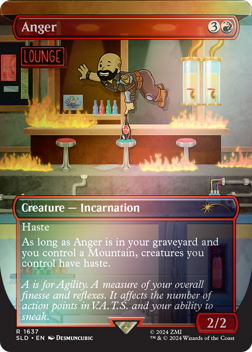 Anger (SLD-1637★) - rare (Borderless) - Foil