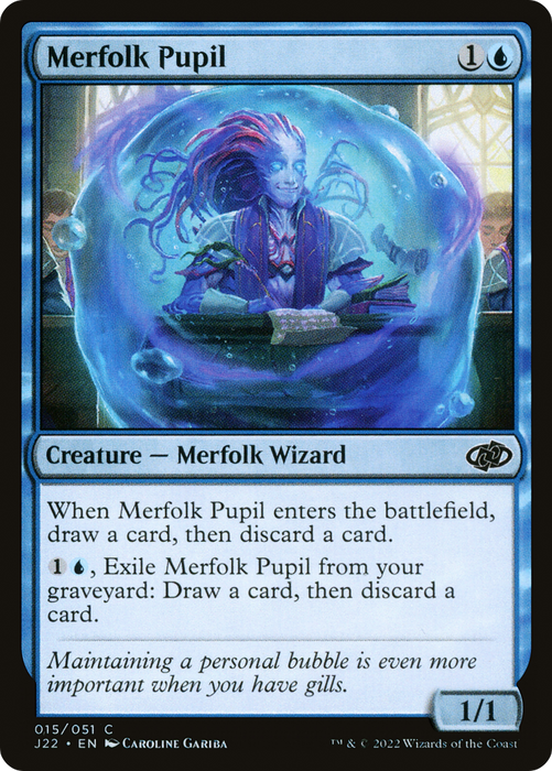 Merfolk Pupil (J22-015) - common