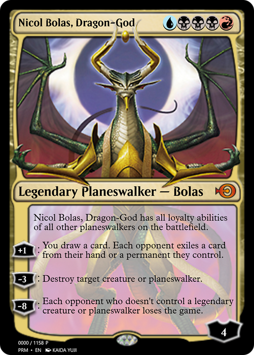 Nicol Bolas, Dragon-God (PRM-72281) - mythic - Foil