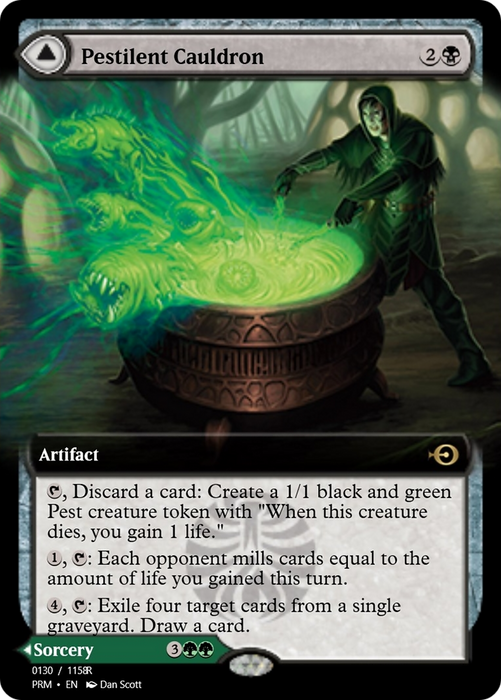 Pestilent Cauldron // Restorative Burst (PRM-90232) - rare - Foil