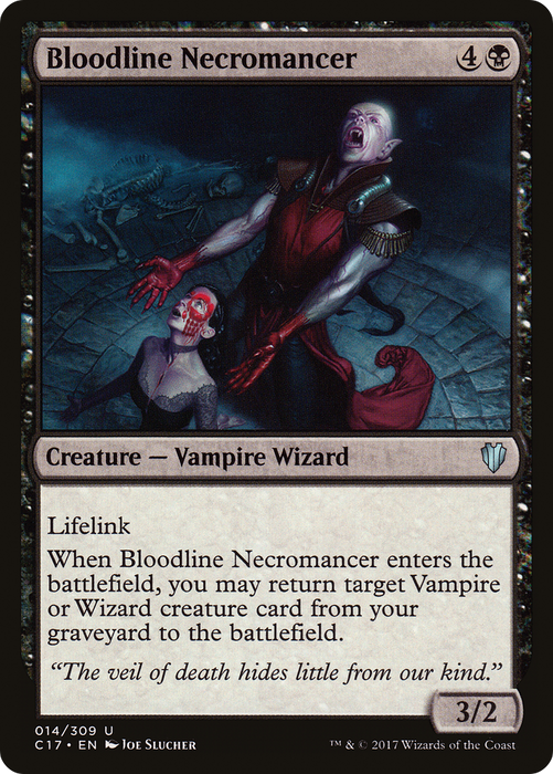 Bloodline Necromancer (C17-014) - uncommon