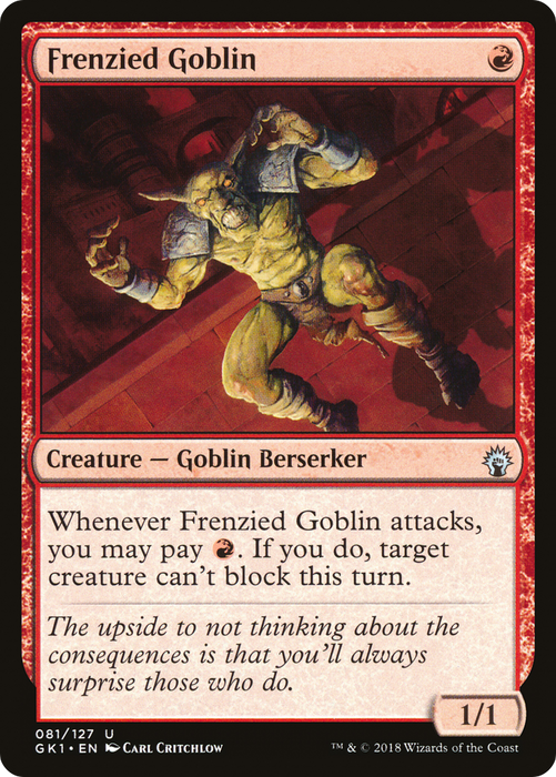 Frenzied Goblin (GR1-081) - uncommon