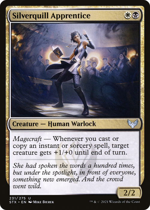 Silverquill Apprentice (STX-231) - uncommon - Foil