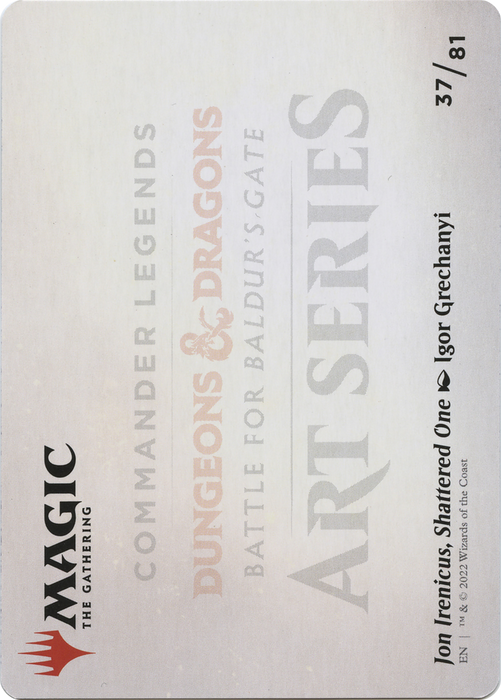 Jon Irenicus, Shattered One // Jon Irenicus, Shattered One (ACLB-037) - common (Borderless) - Foil