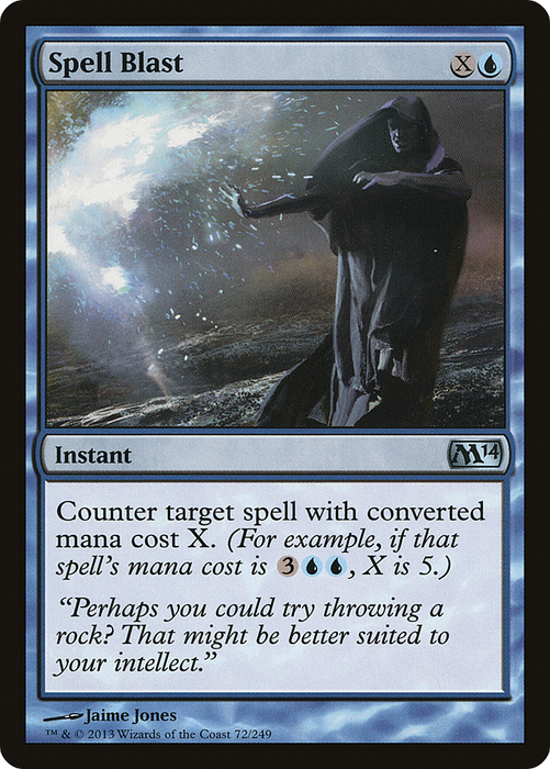 Spell Blast (M14-072) - uncommon