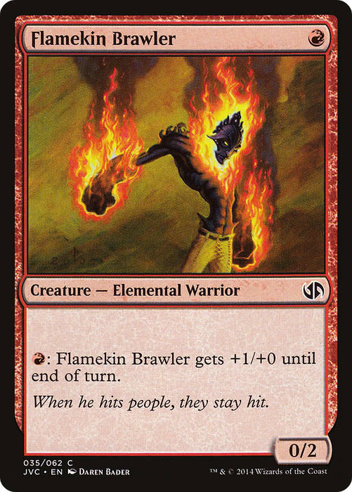 Flamekin Brawler (DD3-035) - common