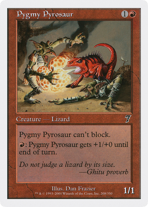 Pygmy Pyrosaur (7ED-208) - common