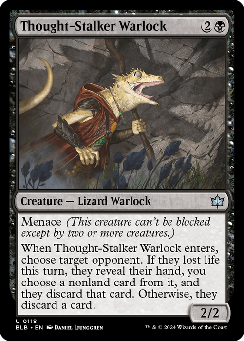 Thought-Stalker Warlock (BLB-118) - uncommon - Foil