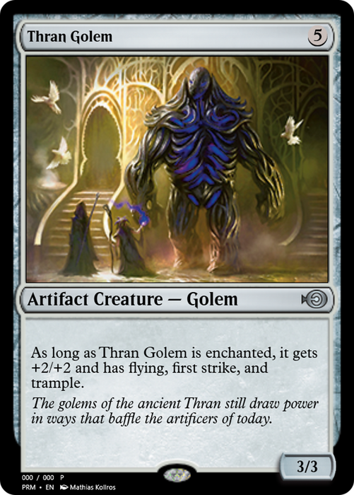 Thran Golem (PRM-62433) - uncommon - Foil