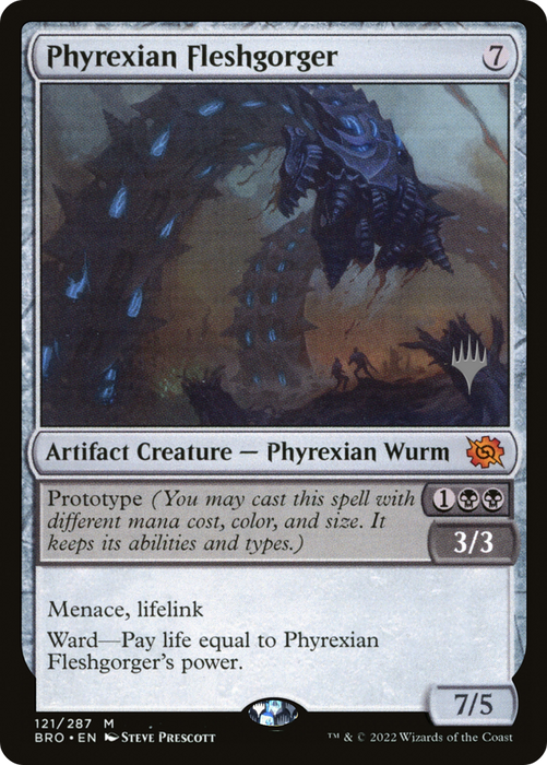 Phyrexian Fleshgorger (PPBRO-121P) - mythic