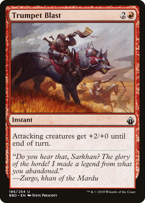 Trumpet Blast (BBD-186) - uncommon - Foil