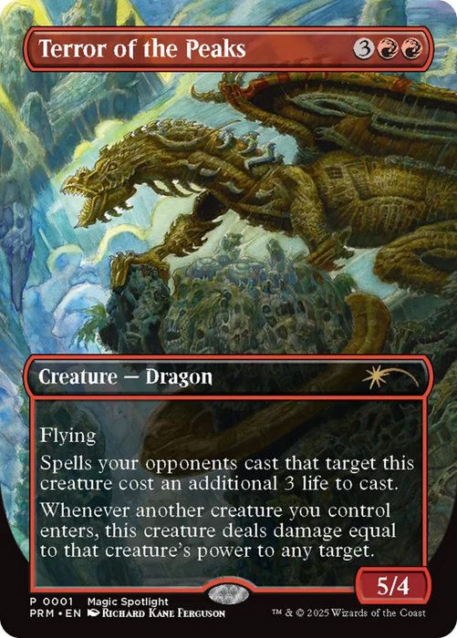Terror of the Peaks (UMP-001) - mythic (Borderless) - Foil