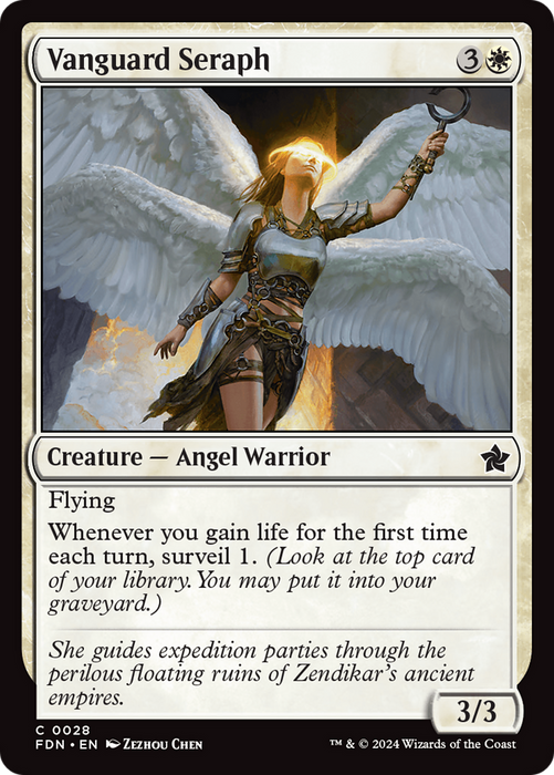 Vanguard Seraph (FDN-028) - common - Foil