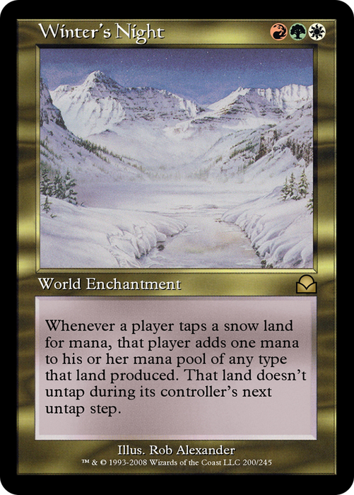 Winter's Night (ME2-200) - rare - Foil