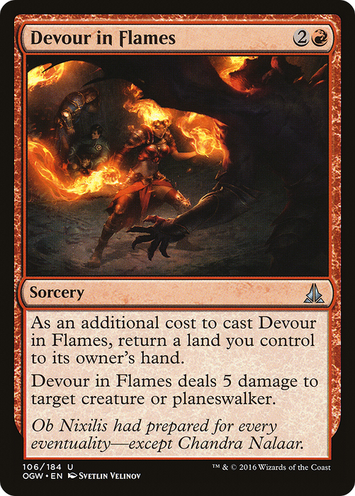 Devour in Flames (OGW-106) - uncommon - Foil