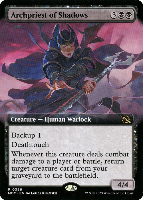 Archpriest of Shadows (MOM-356) - rare: (Extended Art)