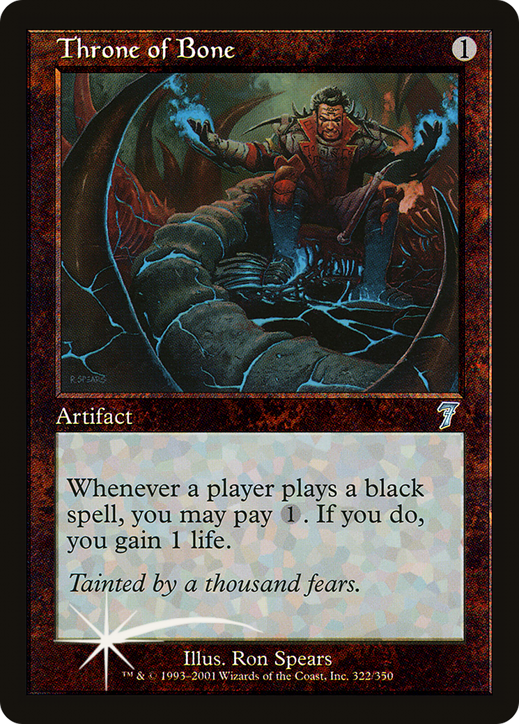 Throne of Bone (7ED-322★) - uncommon - Foil
