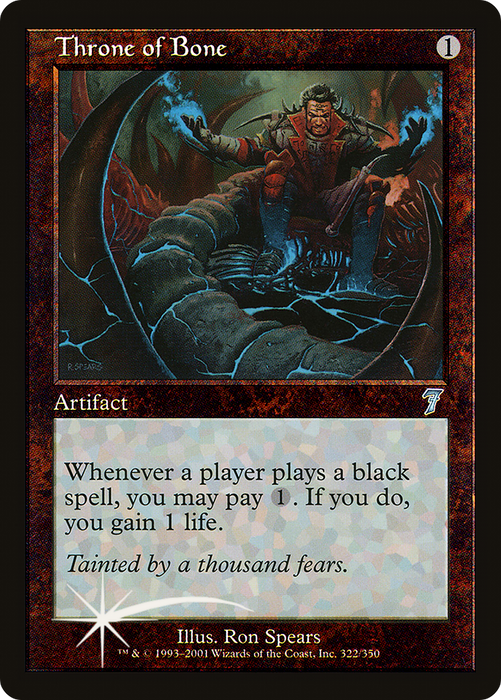 Throne of Bone (7ED-322★) - uncommon - Foil