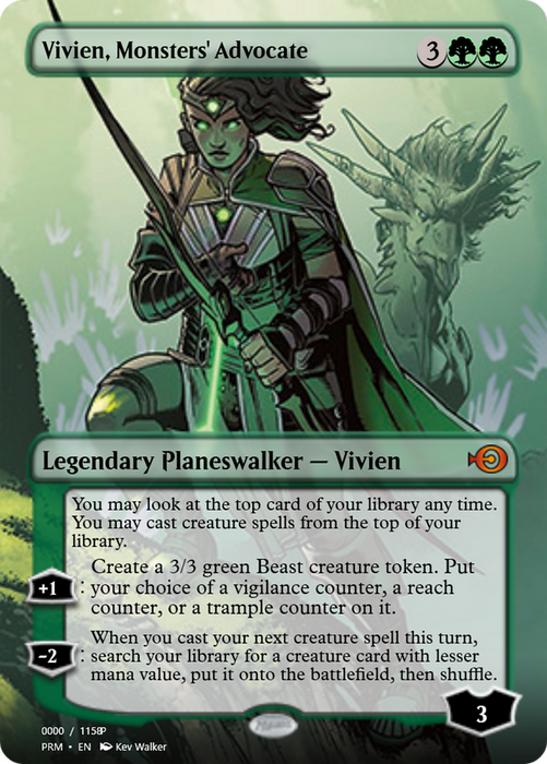 Vivien, Monsters' Advocate (PRM-80799) - mythic - Foil