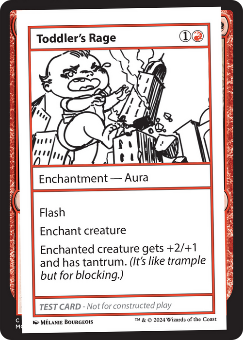 Toddler's Rage (MB2PC-331) - rare