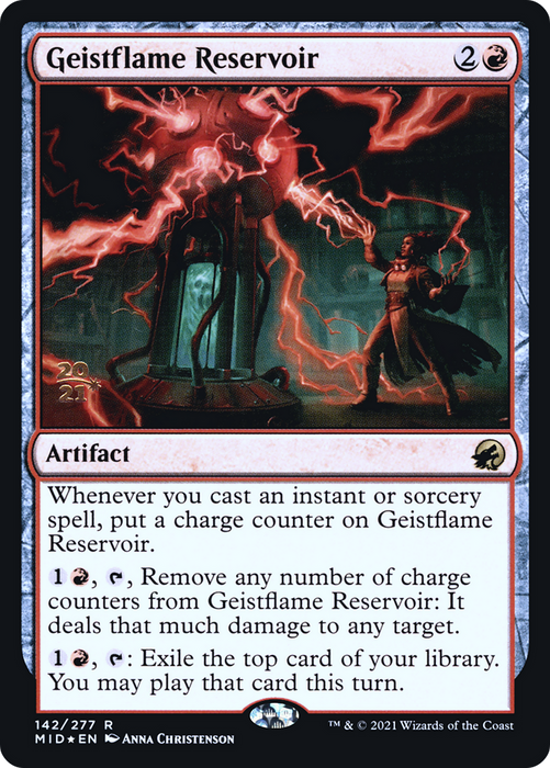 Geistflame Reservoir (PRE-142S) - rare - Foil