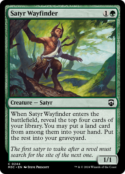 Satyr Wayfinder (M3C-244) - common - Foil