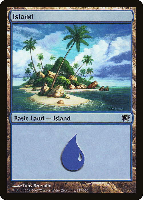 Island (9ED-337★) - common - Foil