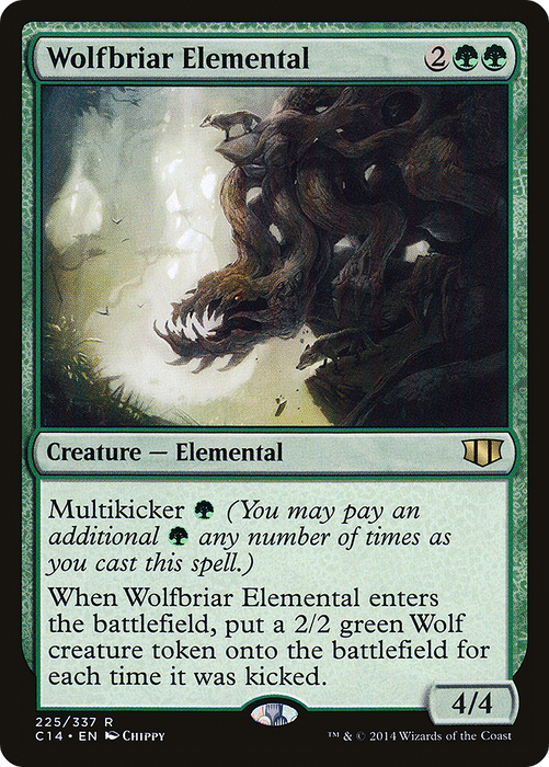 Wolfbriar Elemental (C14-225) - rare