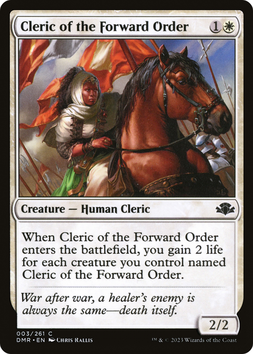 Cleric of the Forward Order (DMR-003) - common