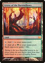 Grove of the Burnwillows (V12-008) - mythic - Foil
