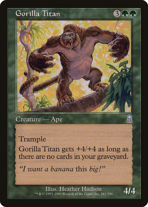 Gorilla Titan (ODY-241) - uncommon
