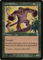 Gorilla Titan (ODY-241) - uncommon - Foil