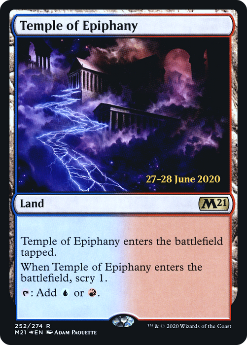 Temple of Epiphany (PRE-252S) - rare - Foil
