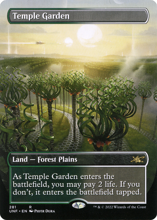 Temple Garden (UNF-281) - rare (Borderless)