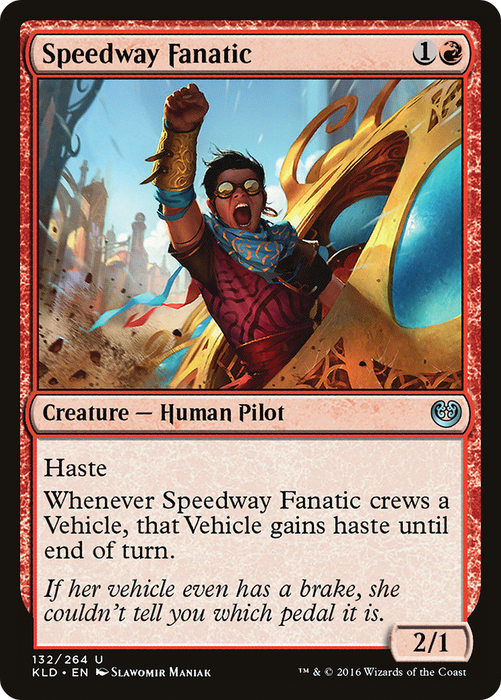 Speedway Fanatic (KLD-132) - uncommon