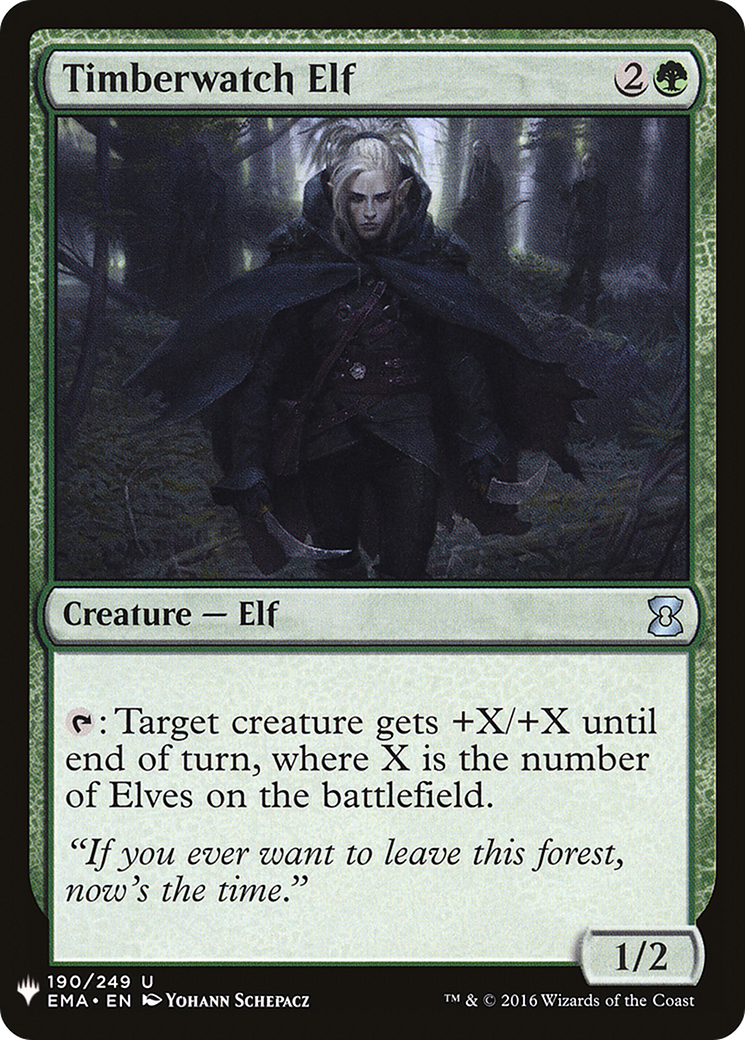 Timberwatch Elf (LIST-EMA-190) - uncommon