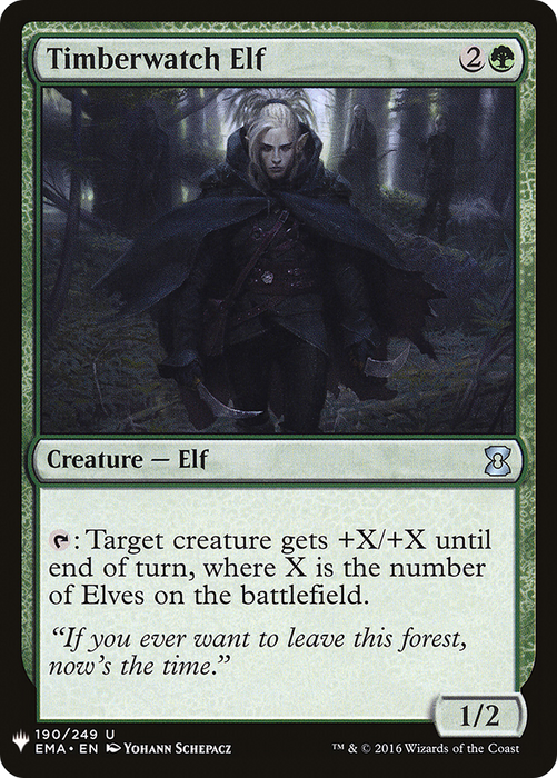 Timberwatch Elf (LIST-EMA-190) - uncommon