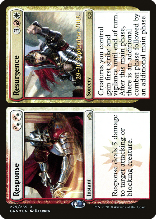 Response // Resurgence (PRE-229S) - rare - Foil