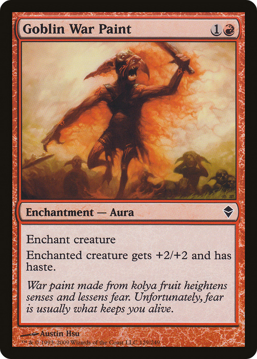 Goblin War Paint (ZEN-129) - common - Foil