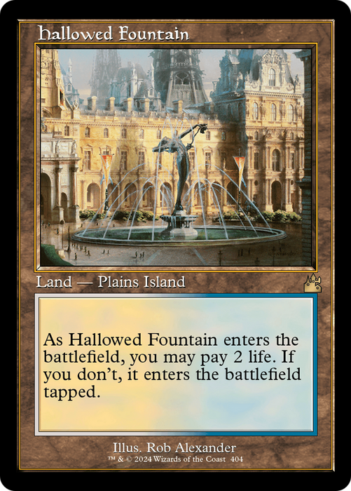 Hallowed Fountain (RVR-404) - rare - Foil