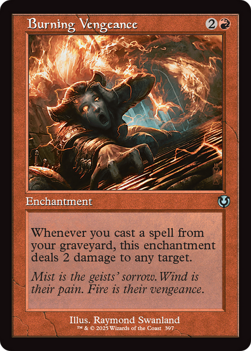 Burning Vengeance (INR-397) - uncommon - Foil