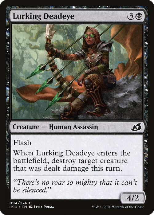 Lurking Deadeye (IKO-094) - common - Foil