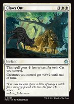 Claws Out (FDN-006) - uncommon
